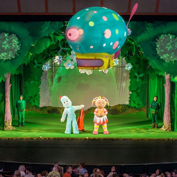 Stage production of the children’s show “In the Night Garden”.